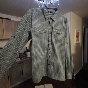 Eastern Mountain Sports Men's Vented EMS Long Sleeve Hiking Shirt